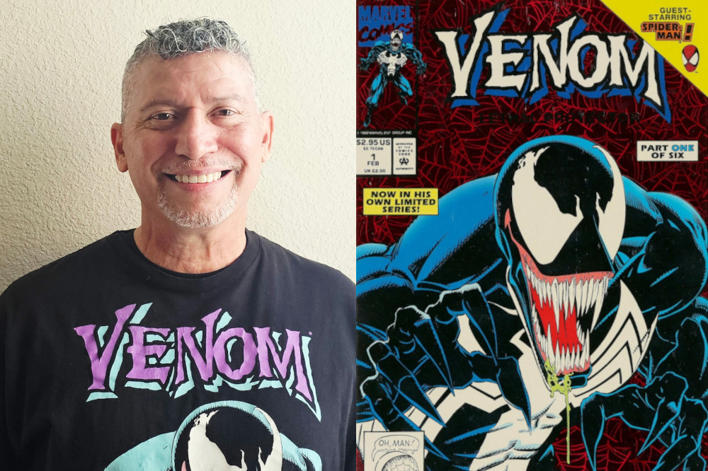 Sam de la Rosa and Venom comic