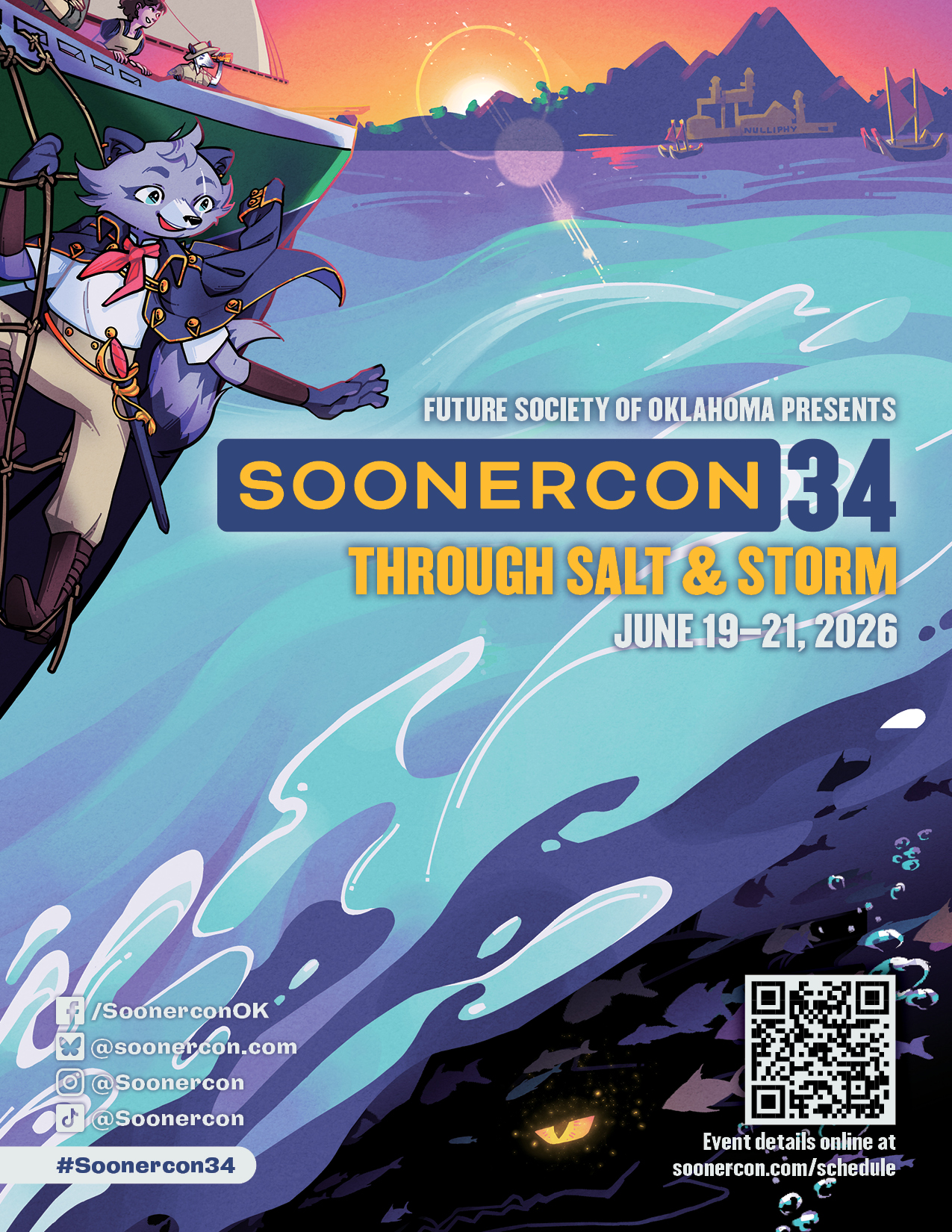 SoonerCon 30 Event Schedule SC34 Schedule Cover